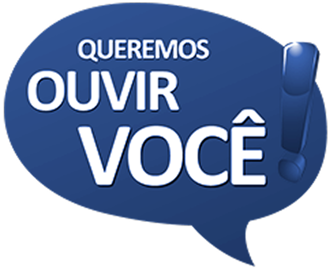 Queremos ouvir você!